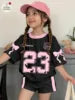 2026 Summer Fashion Girl Outing Dress up Casual Versatile Girl Capibala 3D Printed Short Sleeve Shorts Set