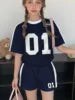 2026 Summer Fashion Girl Outing Dress up Casual Versatile Girl Capibala 3D Printed Short Sleeve Shorts Set