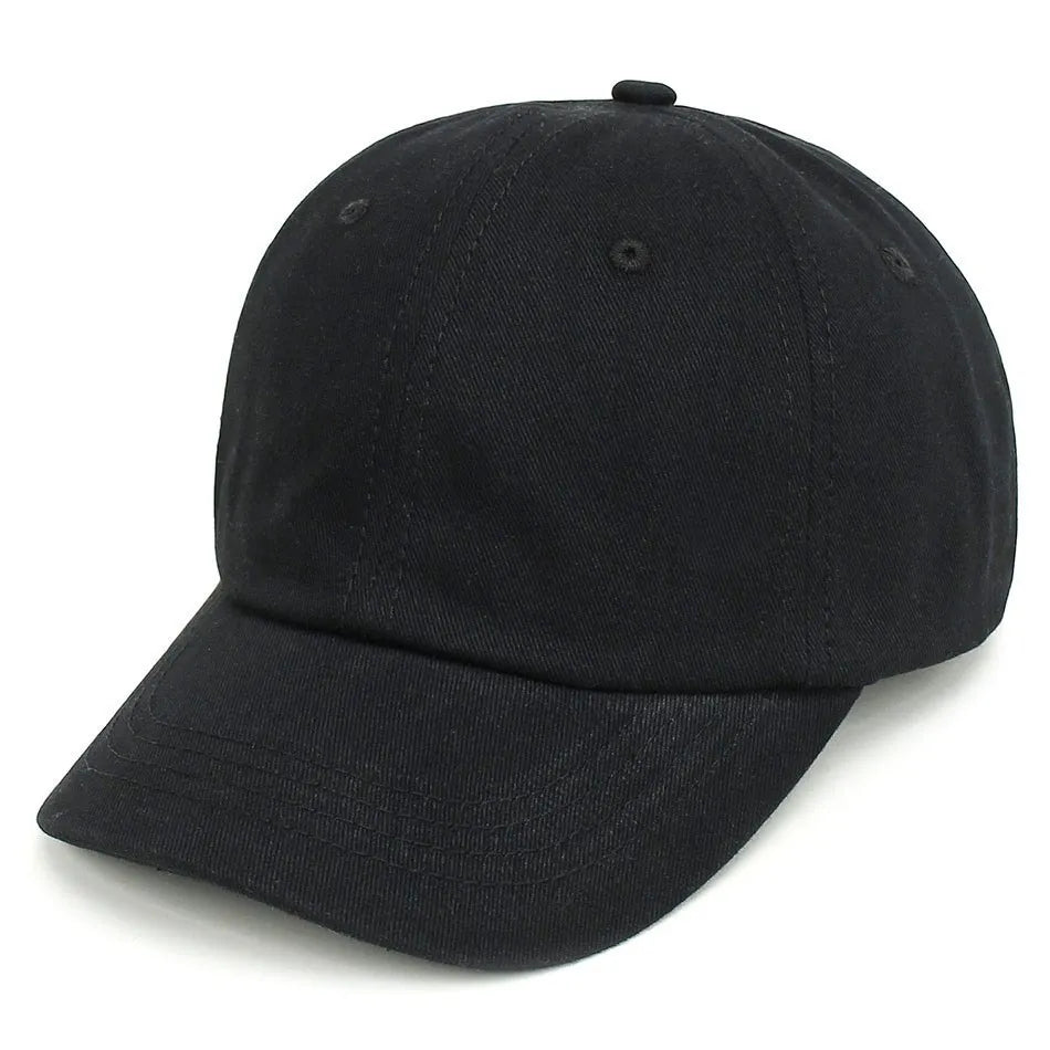 Kids Baseball Cap Low Profile Sun Hat for Boys and Girls Soft Cotton Pink Black White Gray for Baby Children