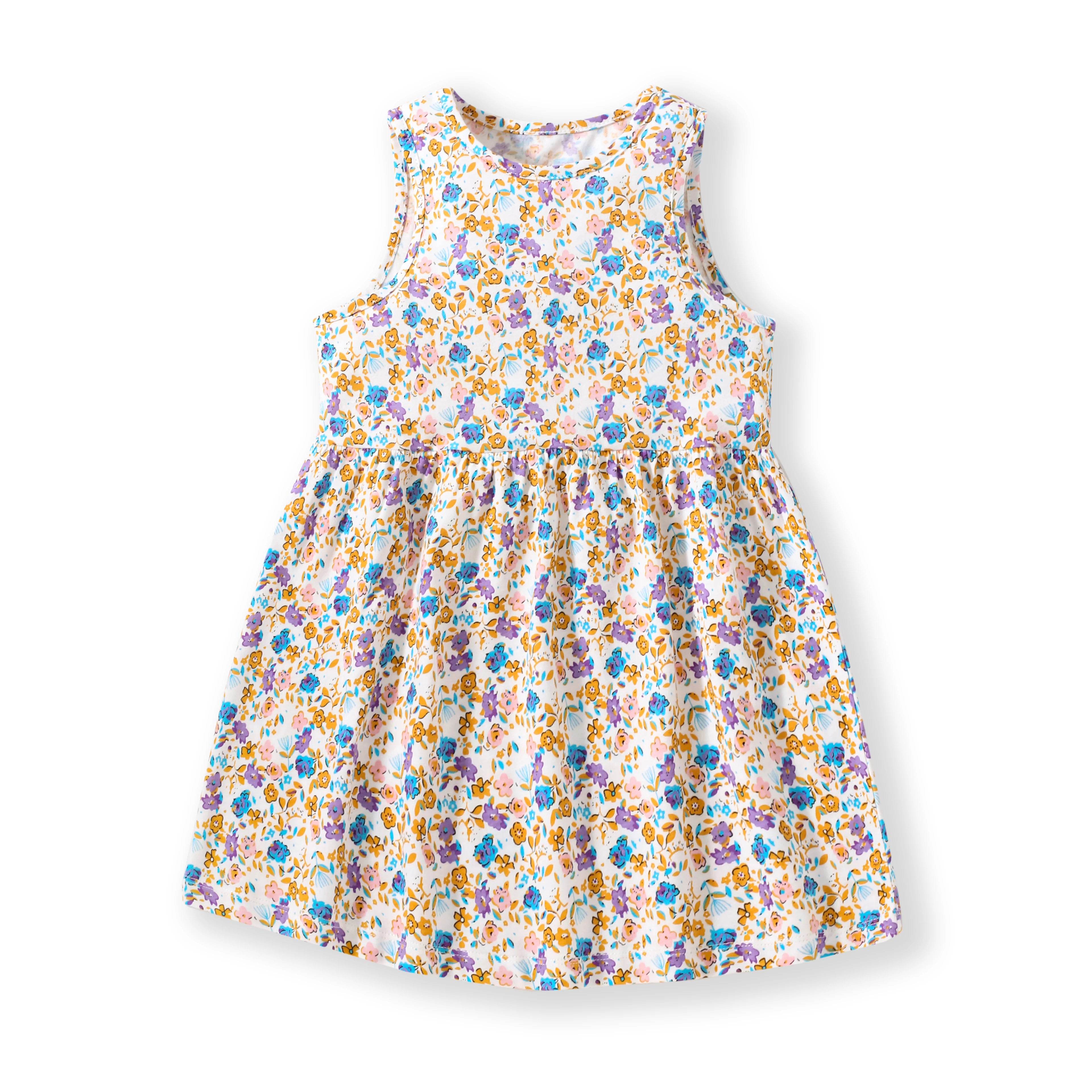 Little maven Baby Girls Casual Clothes Little  Girls 2026 New Summer Dress Kids Elegant Party Dress Children's Clothing