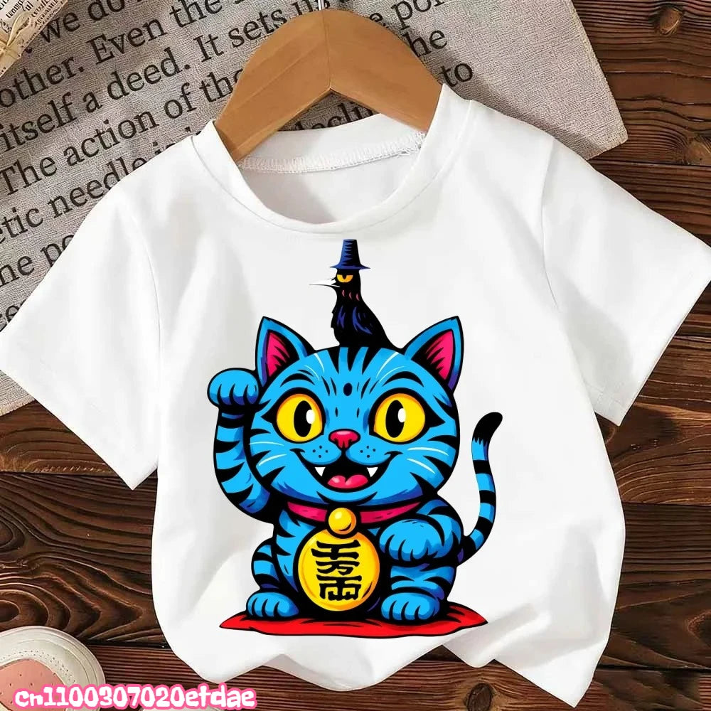 Kpop Demon Hunters Cartoon Tee Shirt Harajuku Cool Kids T-shirts Cotton Summer Tops Saja Boys Outfits Gift Baby Girl Boy Clothes