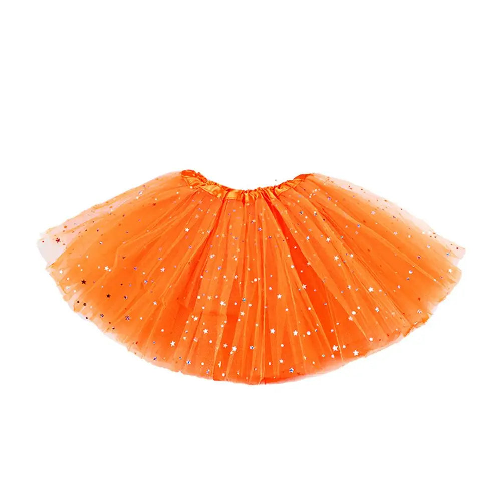 Princess Party Dress Petticoat Fancy Dress Birthday Party Tutu Dress 3 Layers Girls  Sparkling