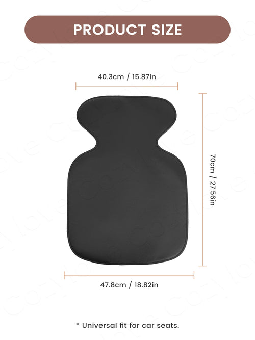 1/2 PCS PU Leather Car Seat Protector Waterproof Non-slip Child Car Seat Mat for Baby Safety Seats