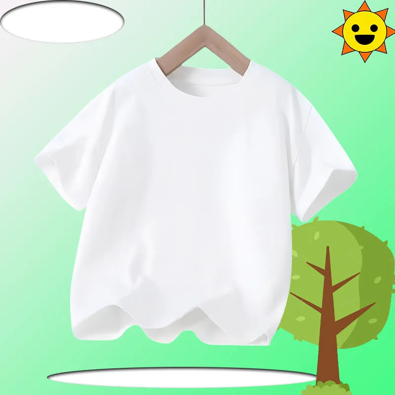 Children's KPOP Demon Hunters movie crewneck cartoon girls' and boys' T-shirt, casual print baby fashion clothing for summer