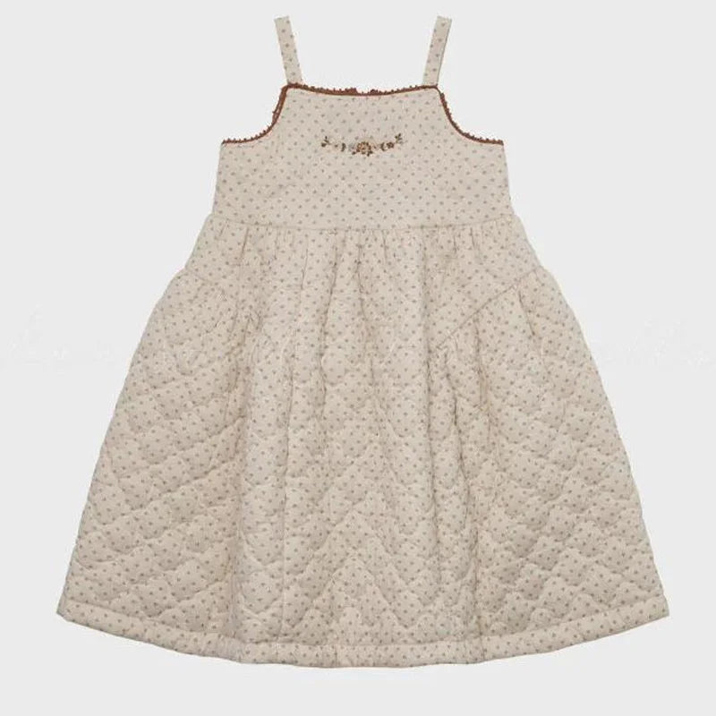2025 Autumn Long Sleeve Girls Dress Lou Printed Embroidery Lace Kids Princess Dress Palace Style Baby Skirts Series Clothing