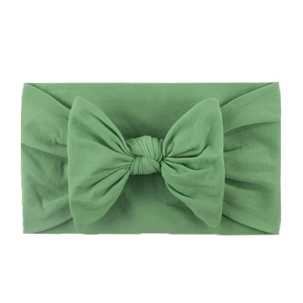 Baby Bow Headbands For Girls Soft ElasticChildren Hair Band Hair Tie Newborn Baby Hair Accessories Party Gifts Girls Headwraps