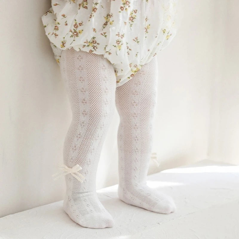 0-8Y Infant Boys Girls Summer Mesh Thin Pantyhose Soft Cotton Toddler Baby Tights Newborn Kids Breathable transparent Stockings