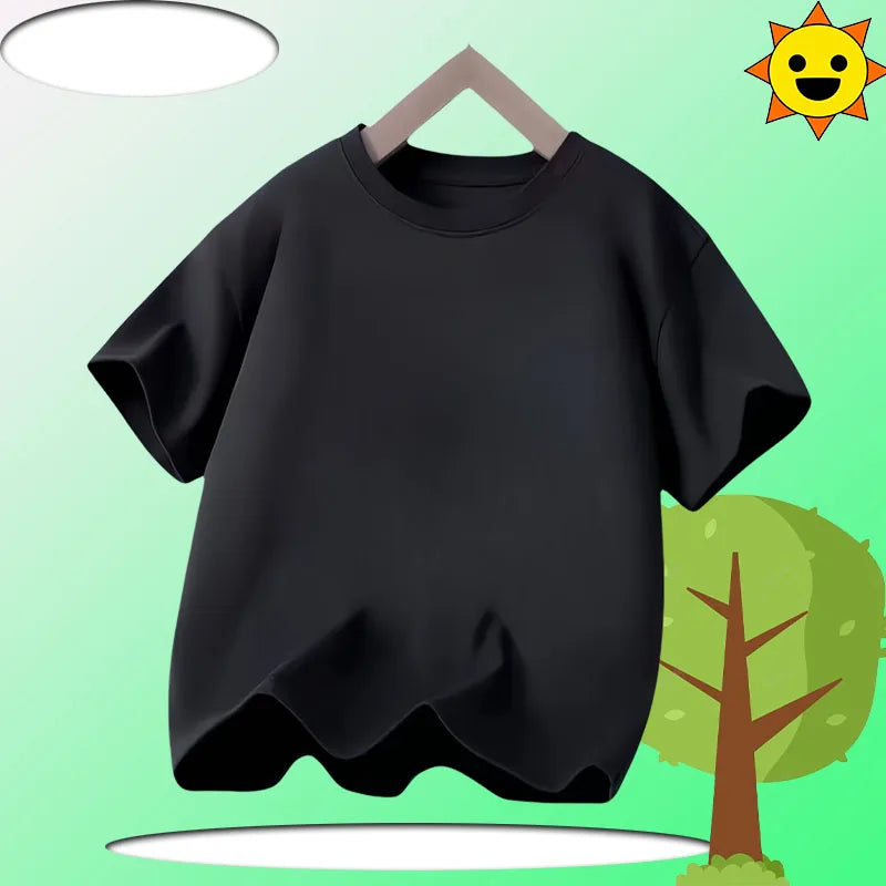 Children's KPOP Demon Hunters movie crewneck cartoon girls' and boys' T-shirt, casual print baby fashion clothing for summer