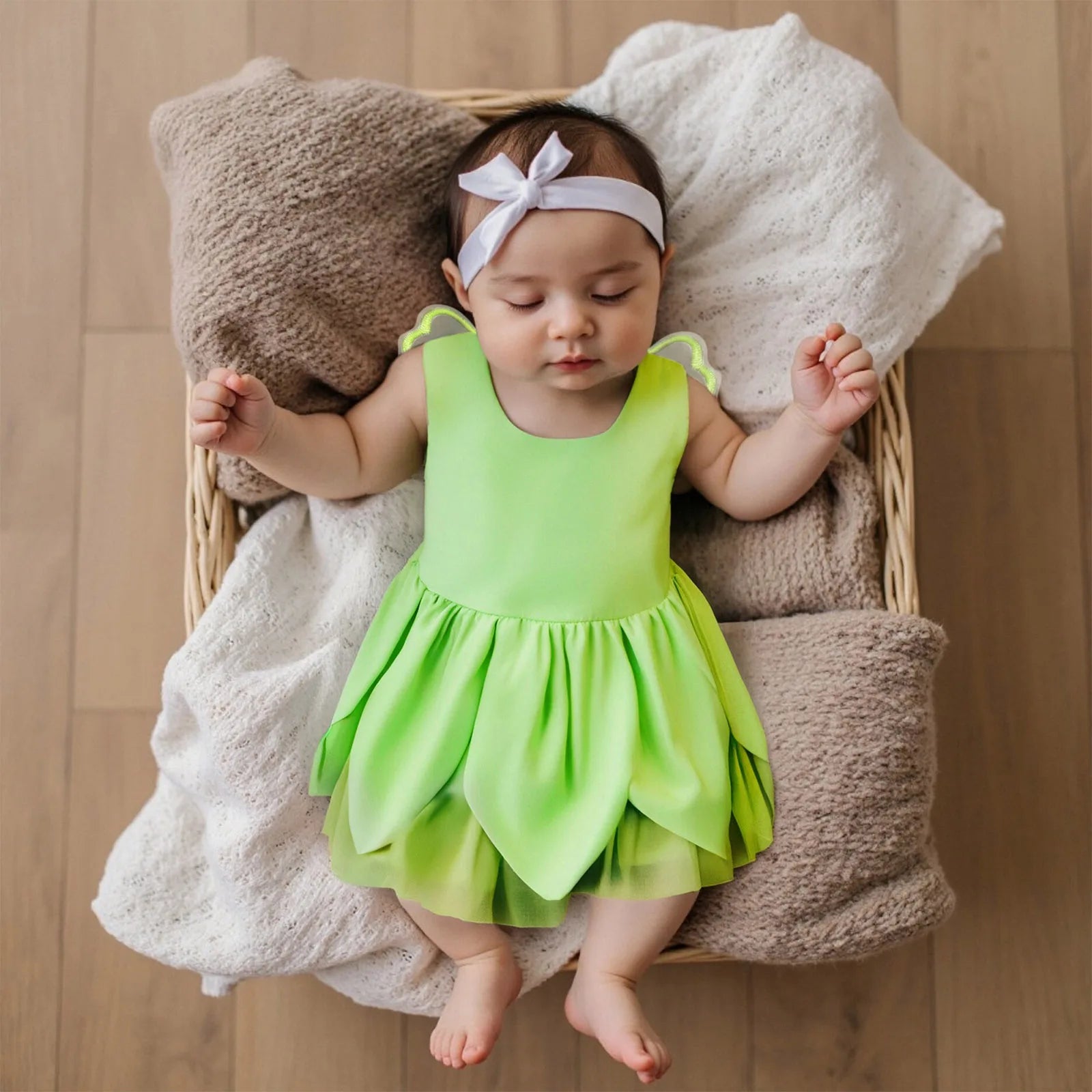 Toddler Girl Dress Mesh Butterfly Wing Solid Zipper Closure Crew Neck Sleeveless A Line Dress