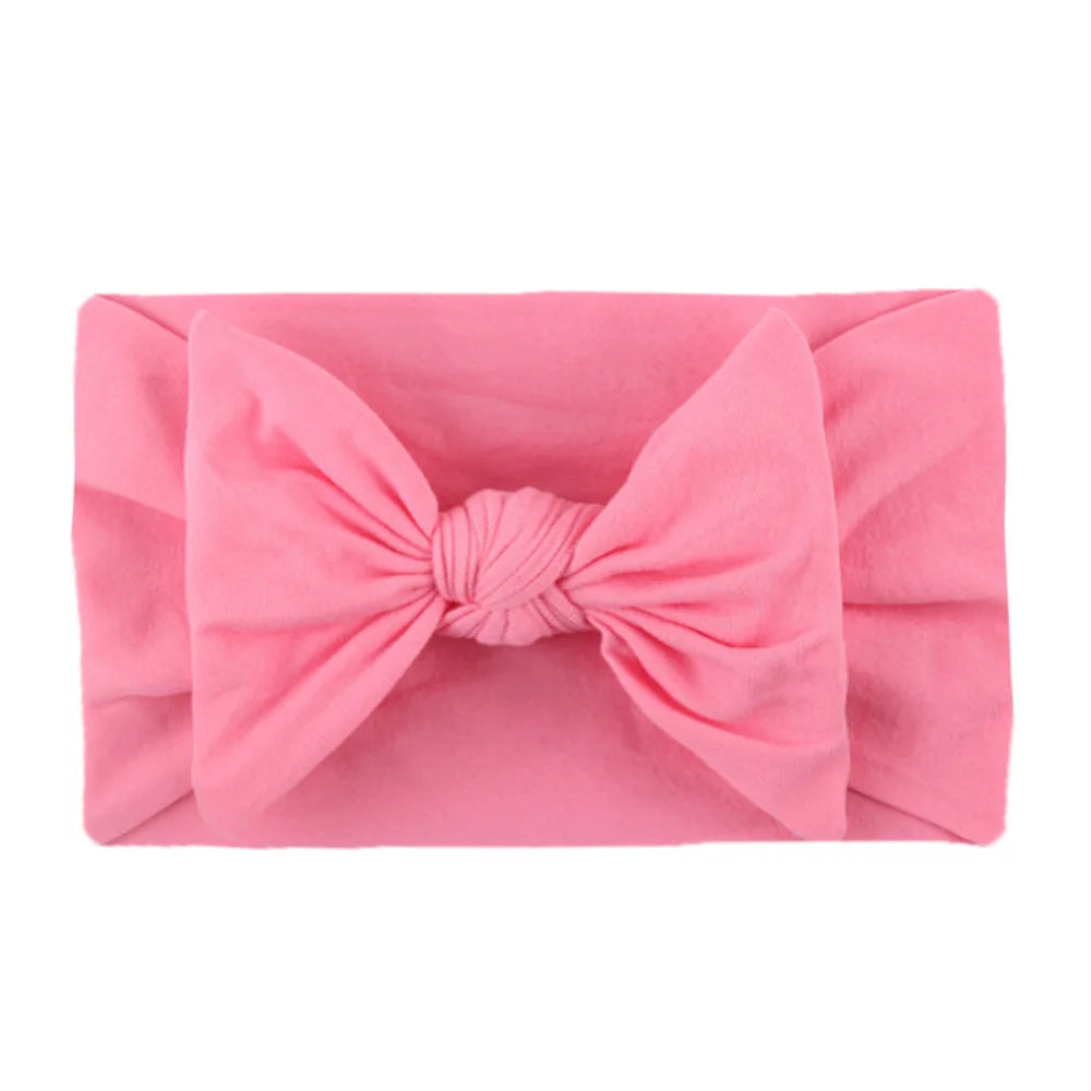Baby Bow Headbands For Girls Soft ElasticChildren Hair Band Hair Tie Newborn Baby Hair Accessories Party Gifts Girls Headwraps