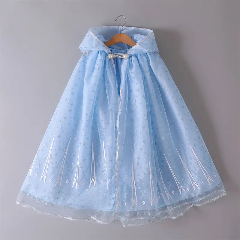 Halloween Cape Baby Girls Capes Christmas Children Sequined Round Collar Princess Ponchos Newborn Accessories