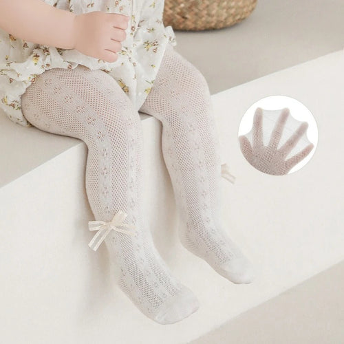 0-8Y Infant Boys Girls Summer Mesh Thin Pantyhose Soft Cotton Toddler Baby Tights Newborn Kids Breathable transparent Stockings