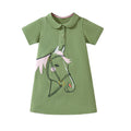 Little maven Baby Girls Casual Clothes Little  Girls 2026 New Summer Dress Kids Elegant Party Dress Children's Clothing